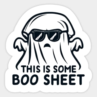 This Is Some Boo Sheet Halloween Ghost Sticker